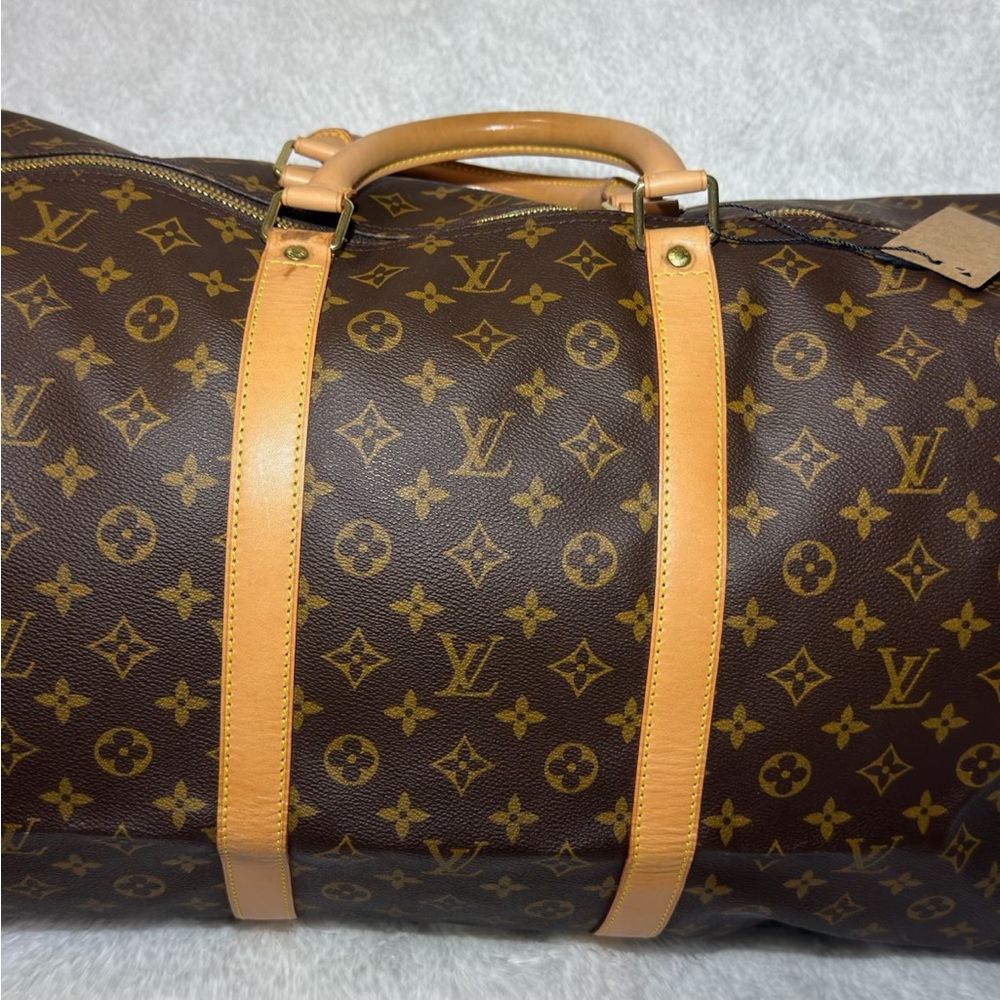 Louis Vuitton 60 Keepall Brown Monogram Bag - Picture 2 of 16